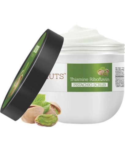 Thiamine Riboflavin Pistatachio Scrub